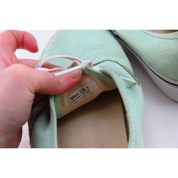 VANS Women Size 8.5 M Blue Skateboarding Fabric Tc9r - Picture 7 of 9